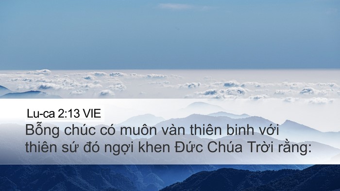 Lu-ca 2:13 VIE Bible Verse Image