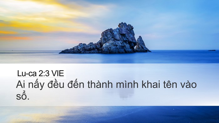 Lu-ca 2:3 VIE Bible Verse Image