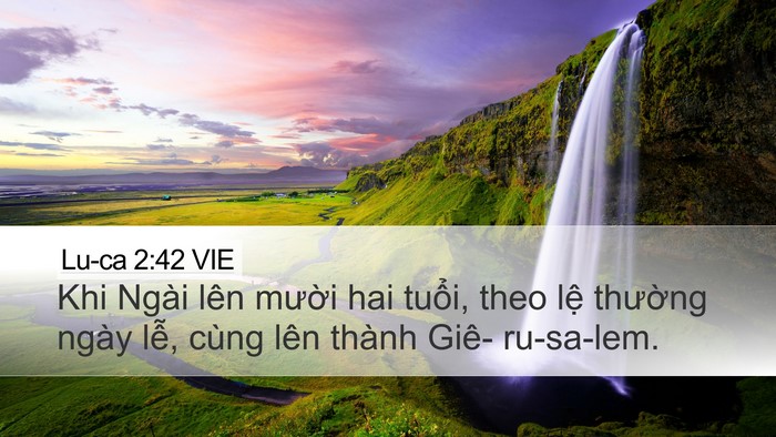 Lu-ca 2:42 VIE Bible Verse Image