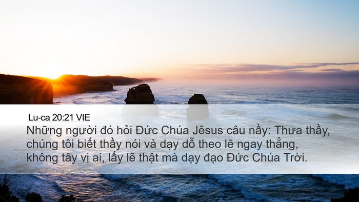 Lu-ca 20:21 VIE Bible Verse Image
