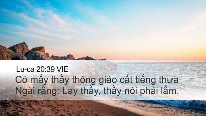 Lu-ca 20:39 VIE Bible Verse Image