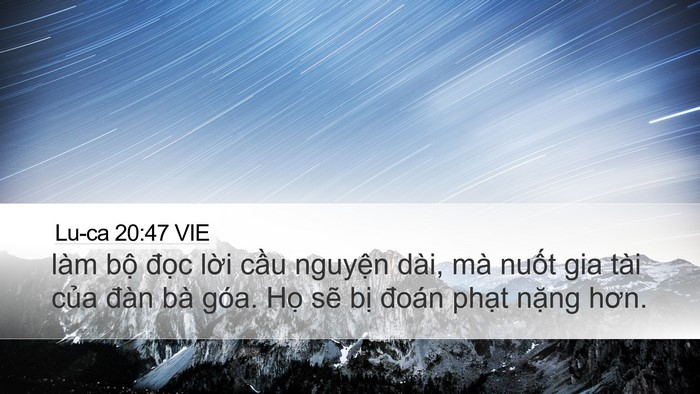 Lu-ca 20:47 VIE Bible Verse Image