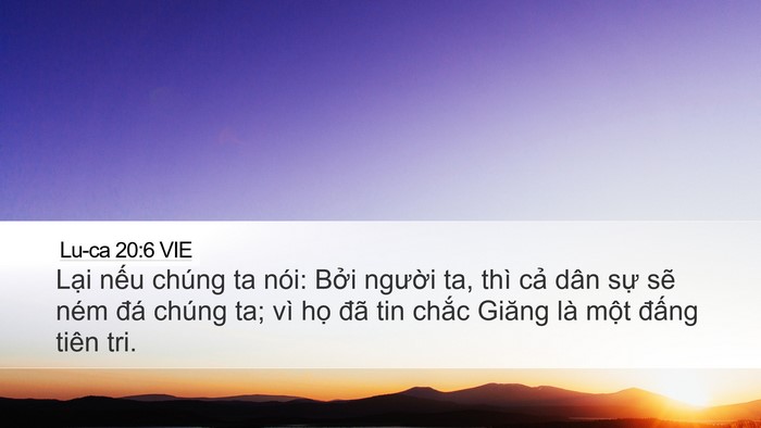 Lu-ca 20:6 VIE Bible Verse Image