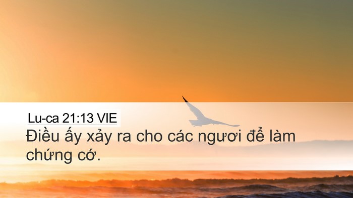 Lu-ca 21:13 VIE Desktop Wallpaper - Điều ấy xảy ra cho các ngươi để làm - Desktop Bible Verse Wallpaper