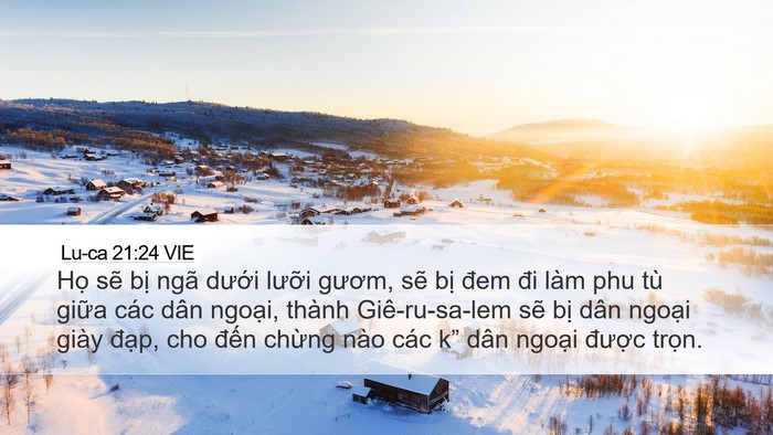 Lu-ca 21:24 VIE Bible Verse Image