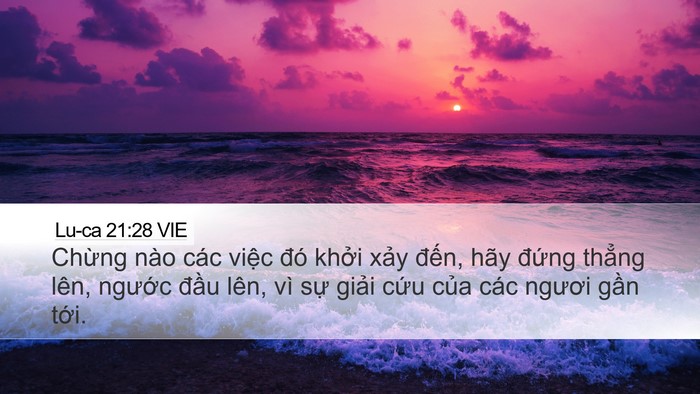 Lu-ca 21:28 VIE Bible Verse Image