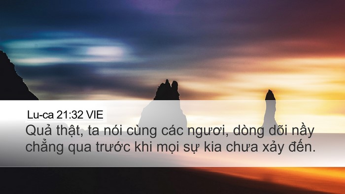Lu-ca 21:32 VIE Bible Verse Image