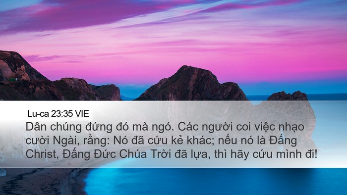 Lu-ca 23:35 VIE Bible Verse Image