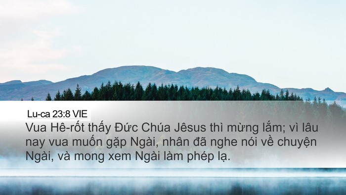Lu-ca 23:8 VIE Bible Verse Image
