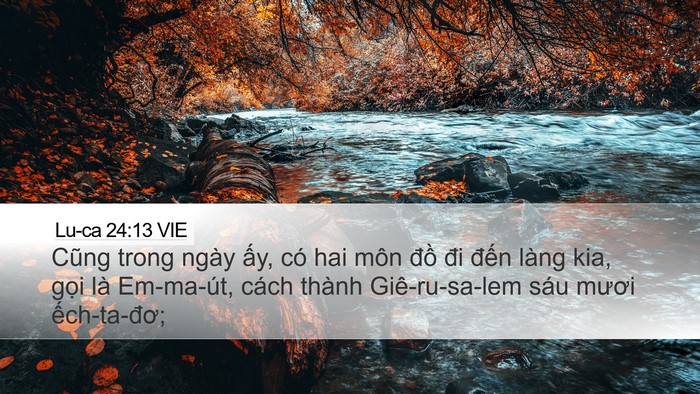 Lu-ca 24:13 VIE Bible Verse Image