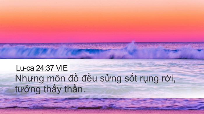 Lu-ca 24:37 VIE Bible Verse Image