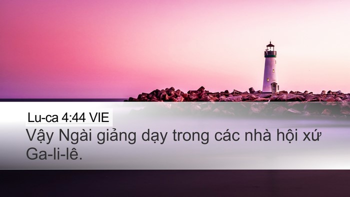 Lu-ca 4:44 VIE Bible Verse Image