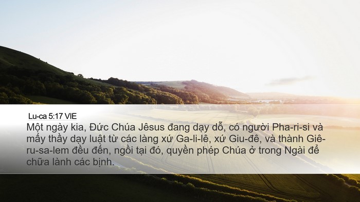 Lu-ca 5:17 VIE Bible Verse Image