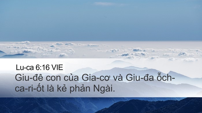Lu-ca 6:16 VIE Bible Verse Image