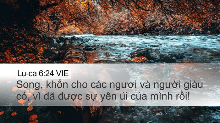 Lu-ca 6:24 VIE Bible Verse Image