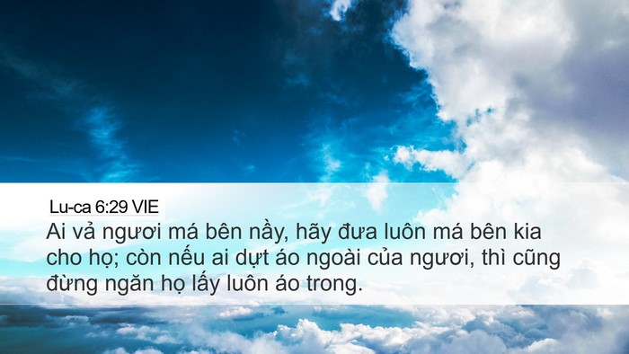 Lu-ca 6:29 VIE Bible Verse Image