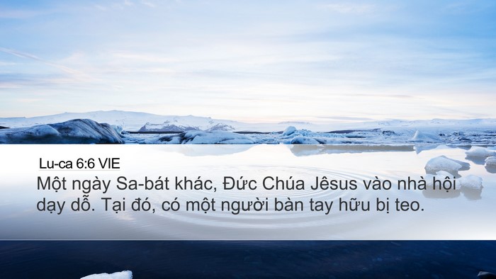Lu-ca 6:6 VIE Bible Verse Image