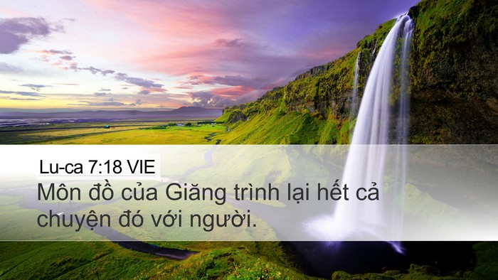 Lu-ca 7:18 VIE Bible Verse Image