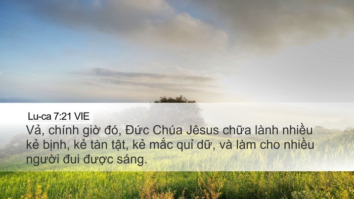 Lu-ca 7:21 VIE Bible Verse Image