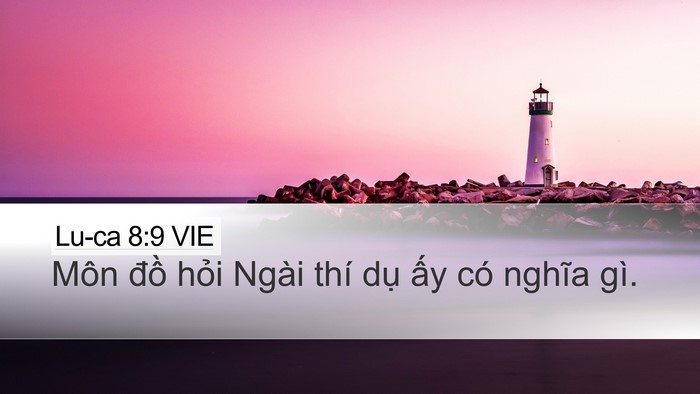 Lu-ca 8:9 VIE Desktop Wallpaper - Môn đồ hỏi Ngài thí dụ ấy có nghĩa - Desktop Bible Verse Wallpaper