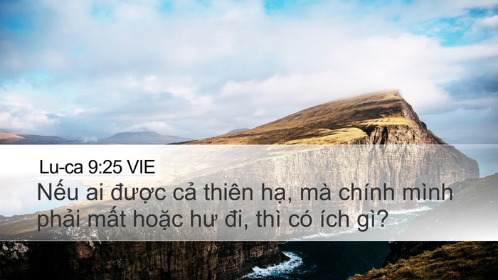 Lu-ca 9:25 VIE Bible Verse Image