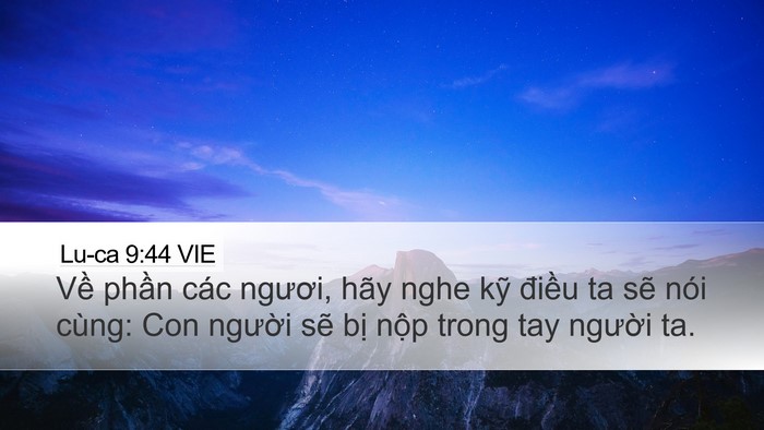 Lu-ca 9:44 VIE Bible Verse Image