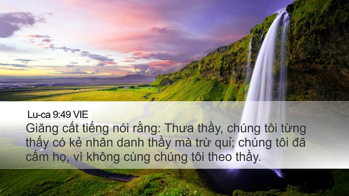 Lu-ca 9:49 VIE Bible Verse Image