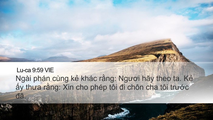 Lu-ca 9:59 VIE Bible Verse Image
