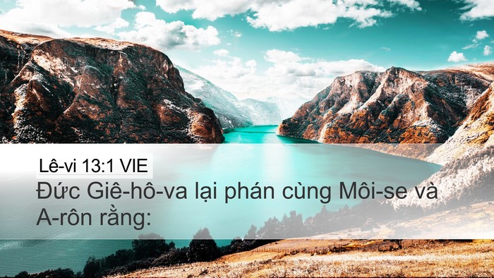 Lê-vi 13:1 VIE Bible Verse Image