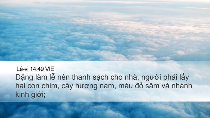 Lê-vi 14:49 VIE Bible Verse Image