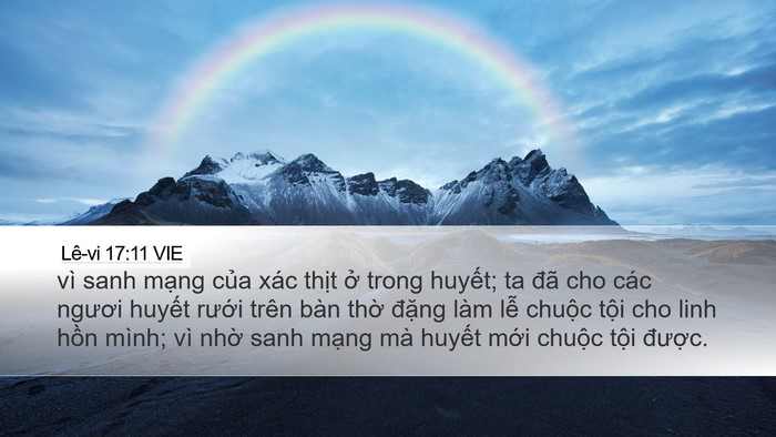 Lê-vi 17:11 VIE Bible Verse Image