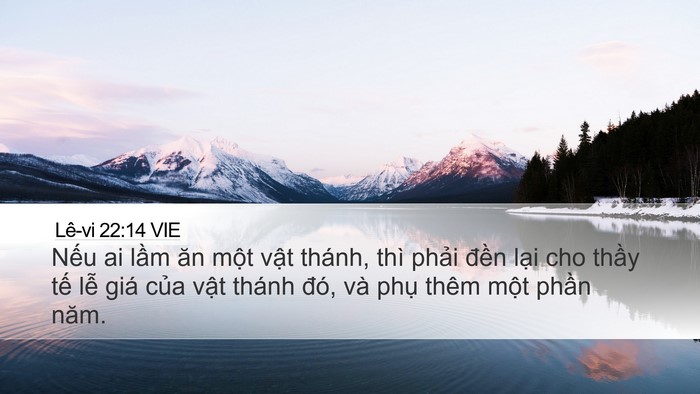 Lê-vi 22:14 VIE Bible Verse Image