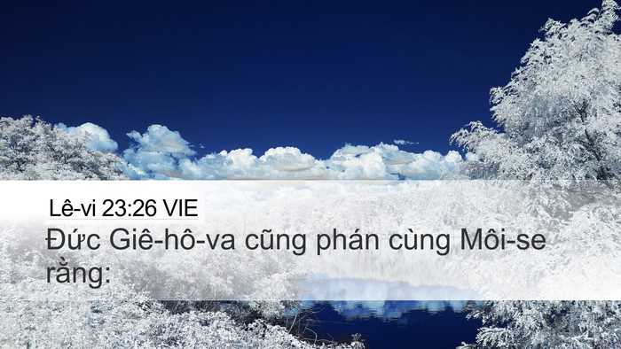 Lê-vi 23:26 VIE Bible Verse Image