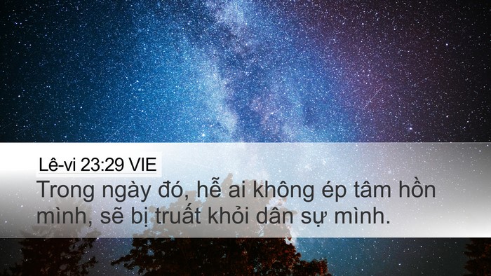 Lê-vi 23:29 VIE Bible Verse Image