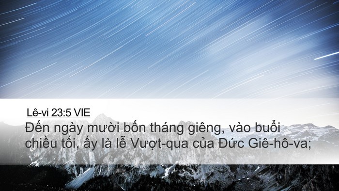 Lê-vi 23:5 VIE Bible Verse Image