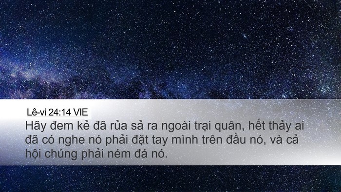 Lê-vi 24:14 VIE Bible Verse Image