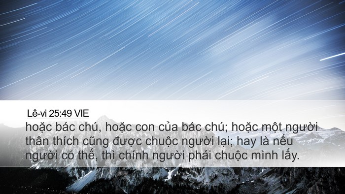 Lê-vi 25:49 VIE Bible Verse Image