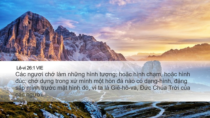Lê-vi 26:1 VIE Bible Verse Image