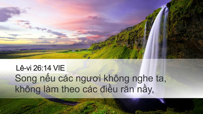 Lê-vi 26:14 VIE Bible Verse Image