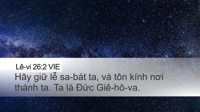Lê-vi 26:2 VIE Bible Verse Image