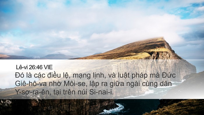 Lê-vi 26:46 VIE Bible Verse Image