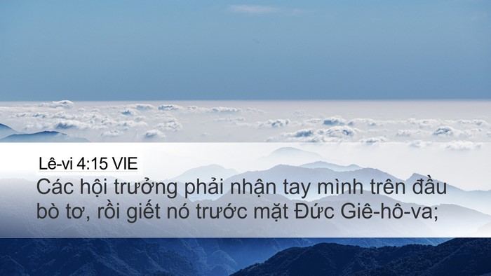 Lê-vi 4:15 VIE Bible Verse Image