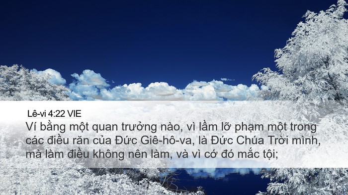 Lê-vi 4:22 VIE Bible Verse Image