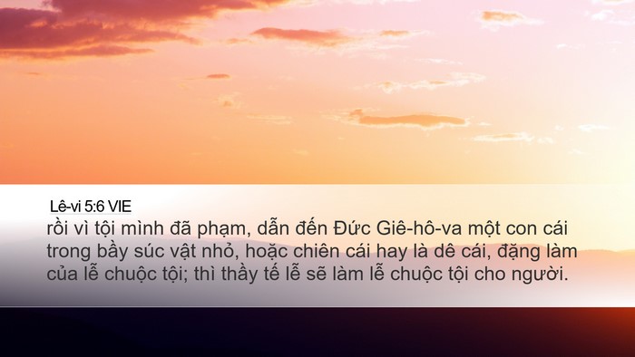 Lê-vi 5:6 VIE Bible Verse Image