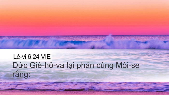 Lê-vi 6:24 VIE Bible Verse Image