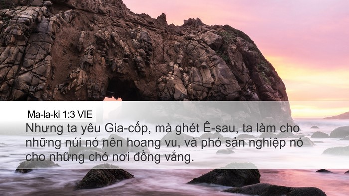 Ma-la-ki 1:3 VIE Bible Verse Image