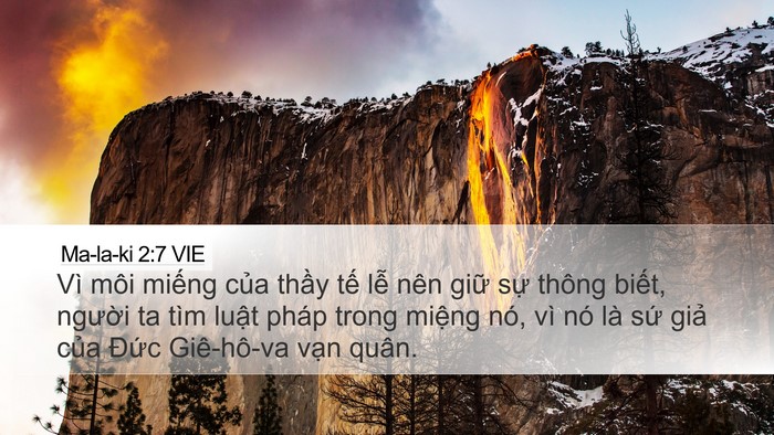 Ma-la-ki 2:7 VIE Bible Verse Image