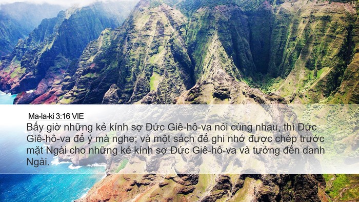 Ma-la-ki 3:16 VIE Bible Verse Image