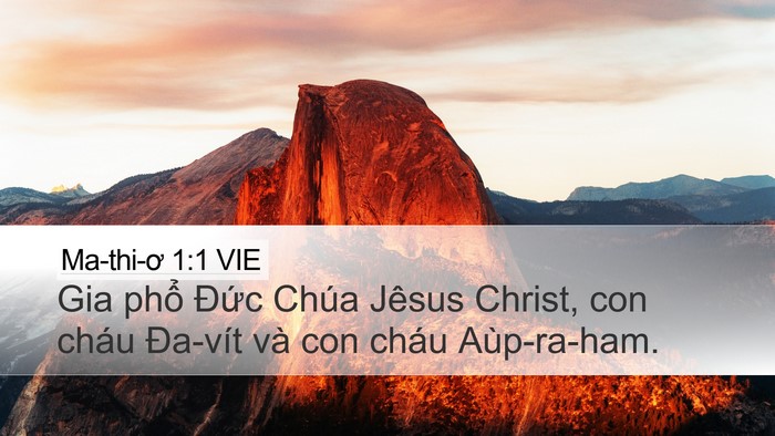 Ma-thi-ơ 1:1 VIE Bible Verse Image