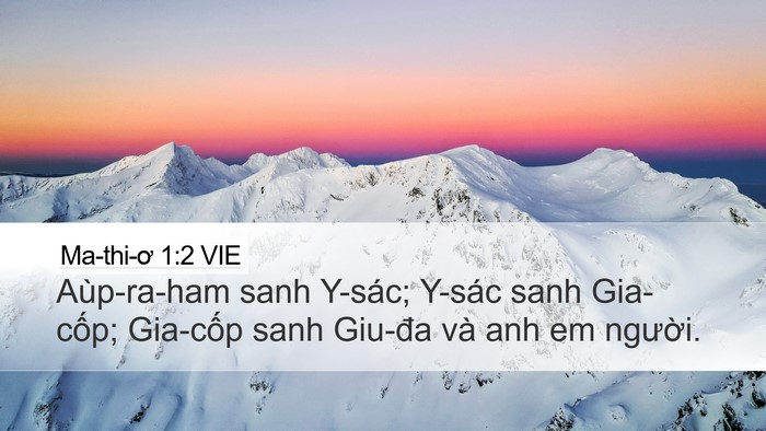 Ma-thi-ơ 1:2 VIE Bible Verse Image